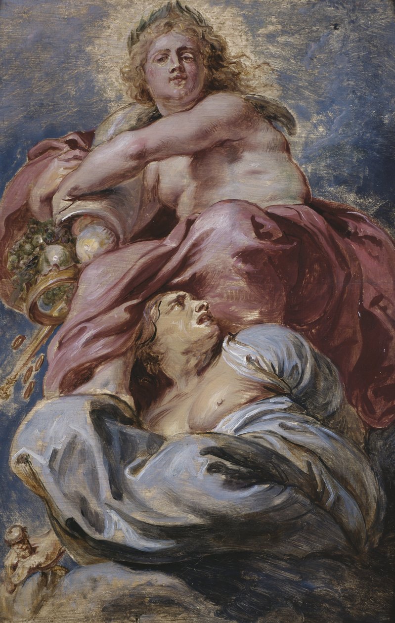 Odměna Jakuba I. triumfujícího nad hrabivostí kolem roku 1632 od Peter Paul Rubens
