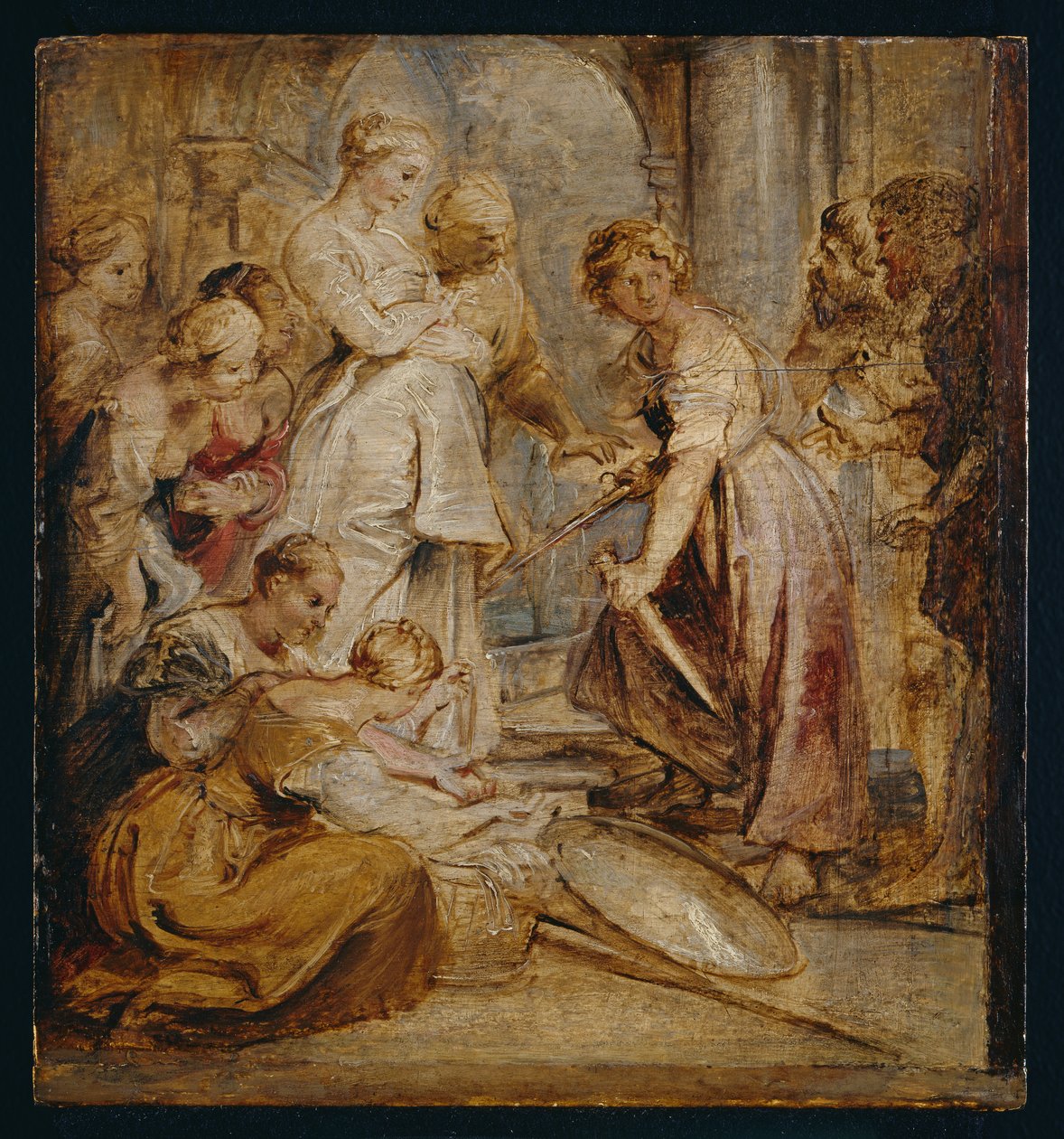 Objev Achilla mezi dcerami Lykomedes, c.1618 od Peter Paul Rubens
