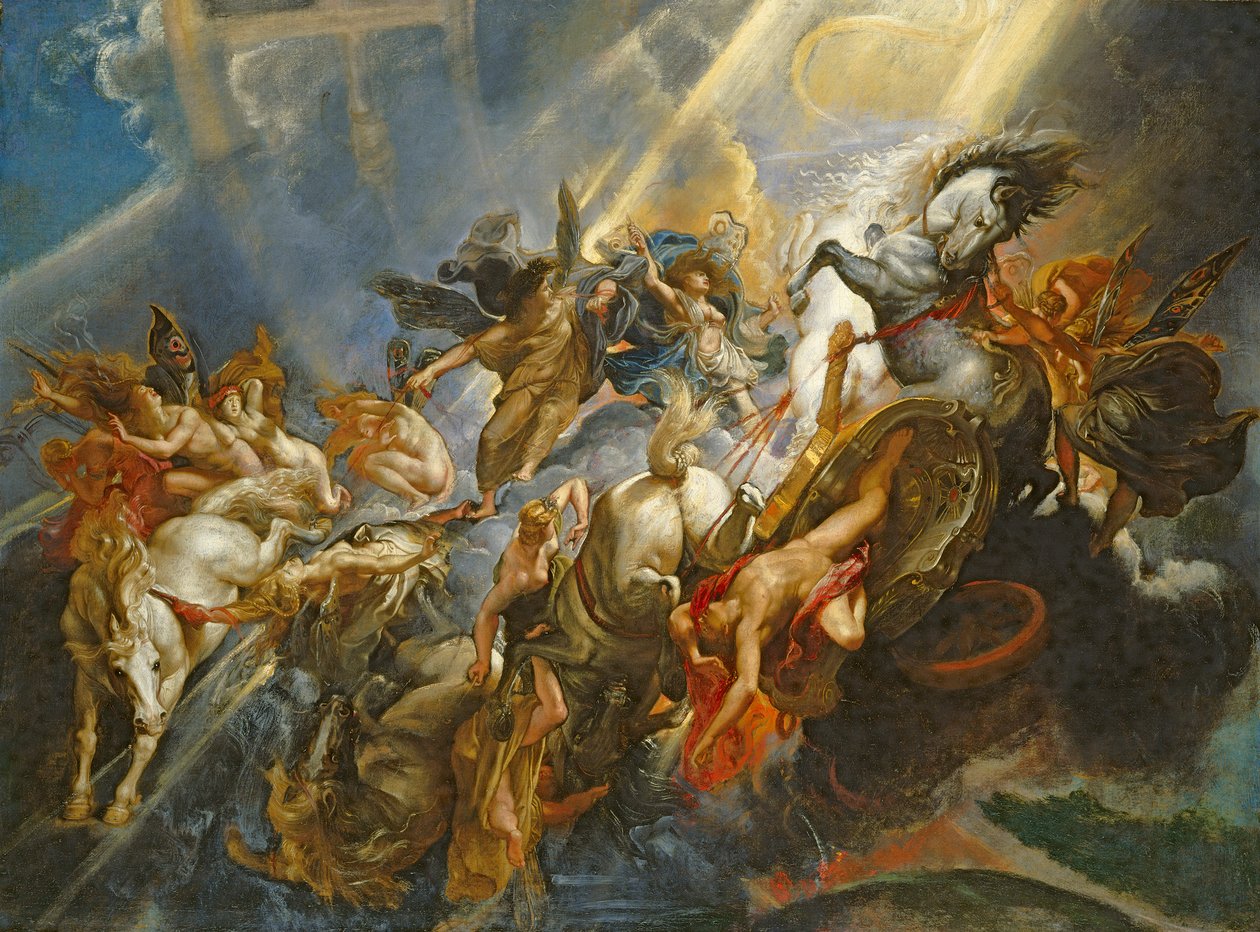 Pád Phaetonu, kolem 1604-05 od Peter Paul Rubens
