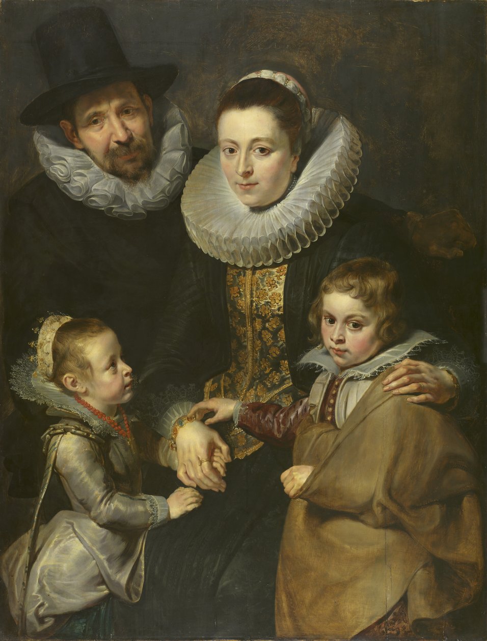 Rodina Jana Brueghela staršího, kolem 1612-13 (panel) od Peter Paul Rubens