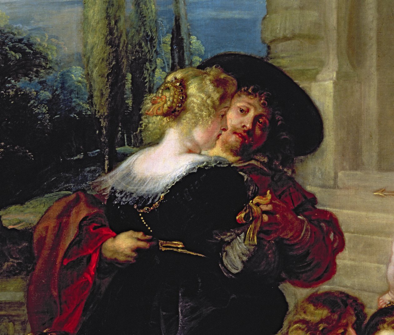 Zahrada lásky, kolem 1630-32 (detail 36860) od Peter Paul Rubens