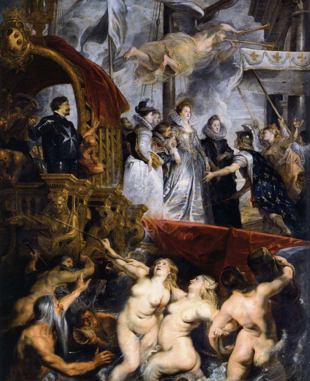 Přistání Marie de Médicis v Marseille od Peter Paul Rubens