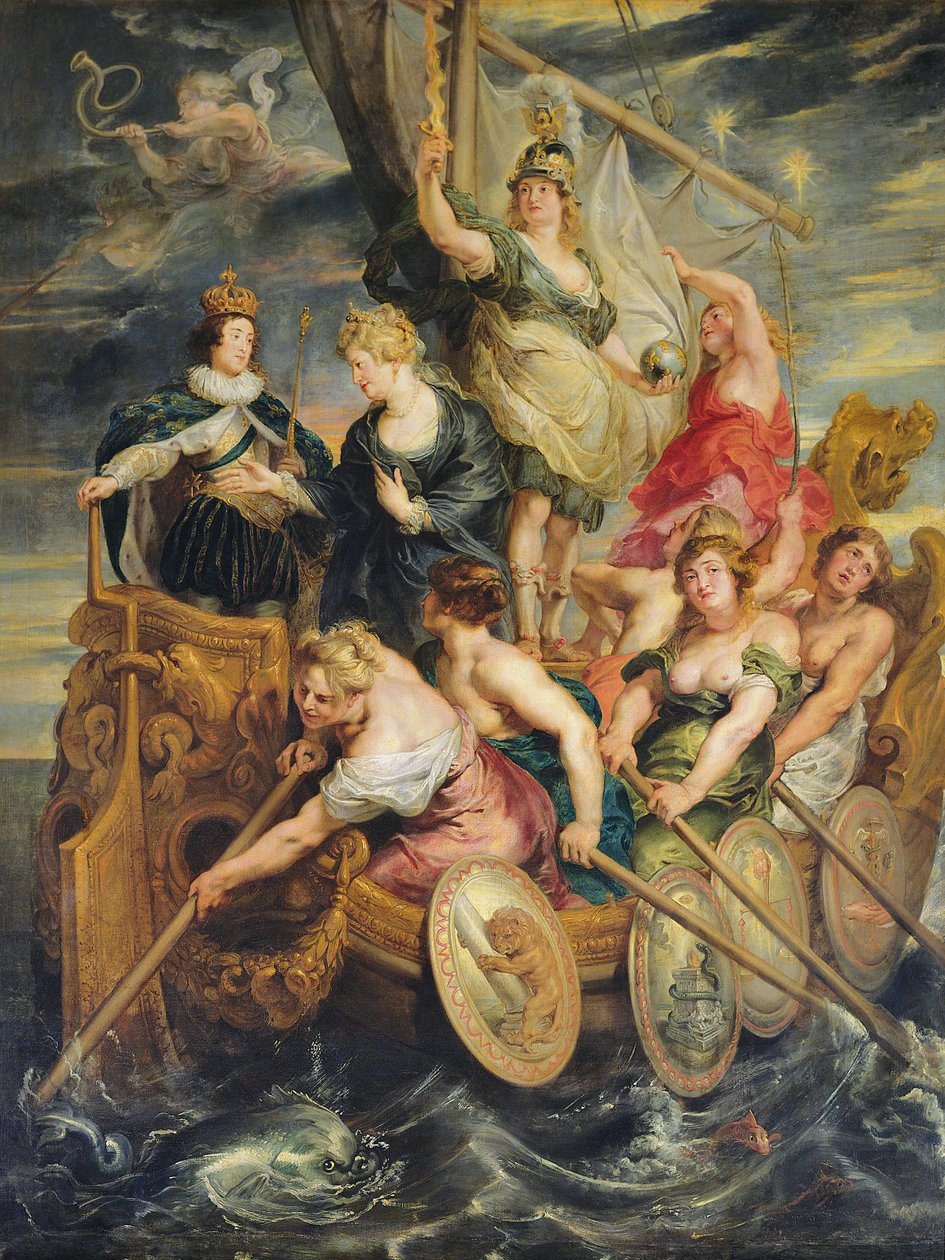 Většina Ludvíka XIII. (1601-43) 20. října 1614, 1621-25 od Peter Paul Rubens