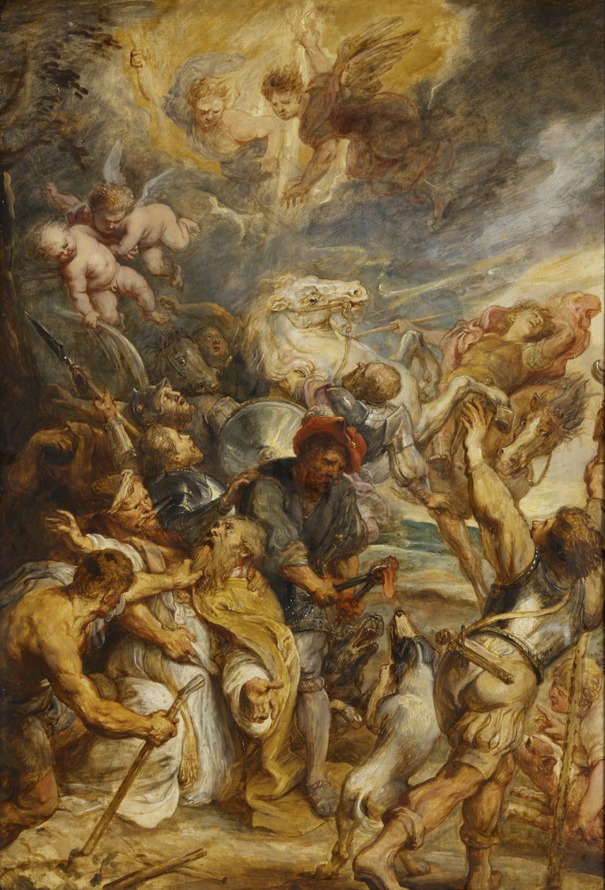 Mučednictví svatého Livina od Peter Paul Rubens