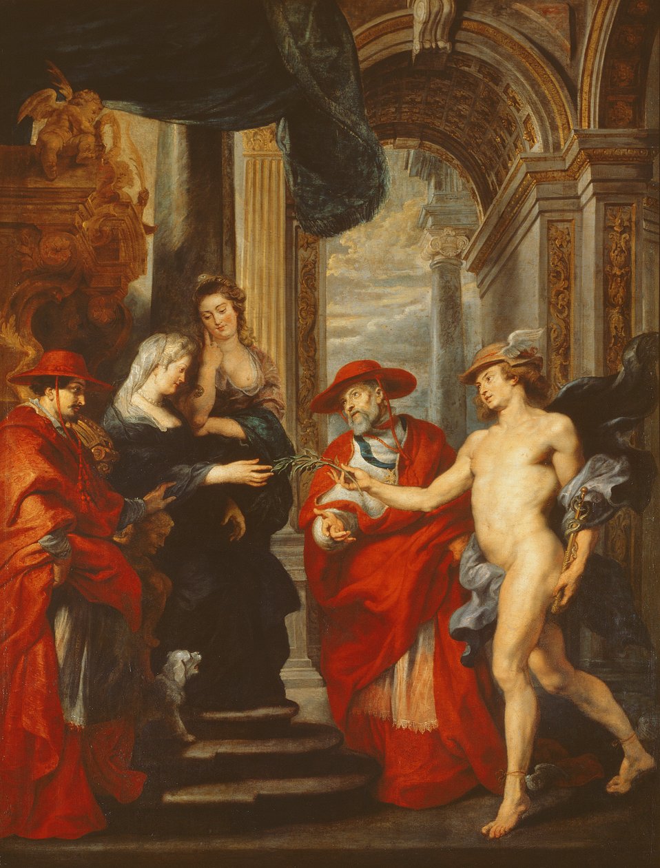 Cyklus Medici: Smlouva z Angouleme 30. dubna 1619, 1621–5 od Peter Paul Rubens