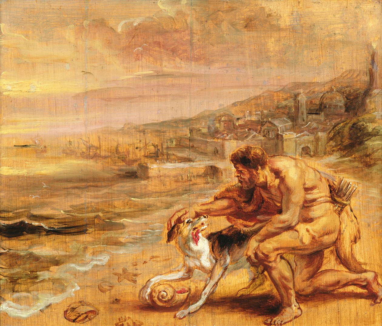 Objev purpuru, cca 1636 (olej na dřevě) od Peter Paul Rubens