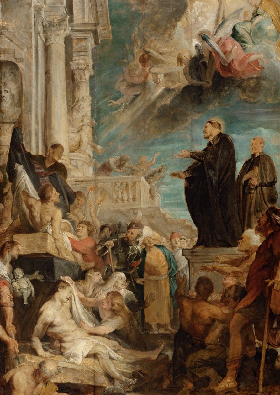 Zázraky svatého Františka Xaverského, Modello od Peter Paul Rubens