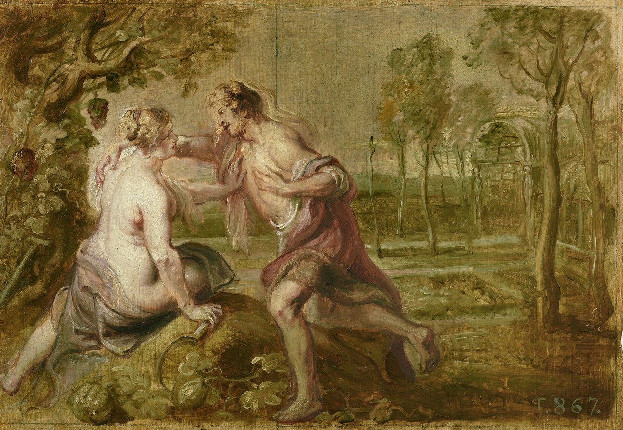 Vertumnus a Pomona od Peter Paul Rubens