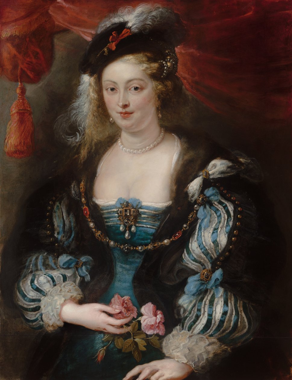 Portrét mladé ženy, cca 1620-1630 od Peter Paul and studio Rubens