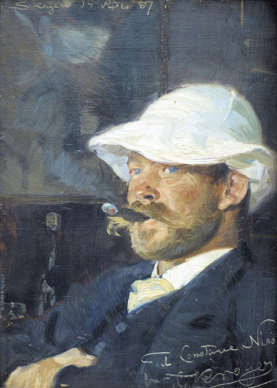 Portrét malíře Thorvalda Nissa od Peder Severin Krøyer