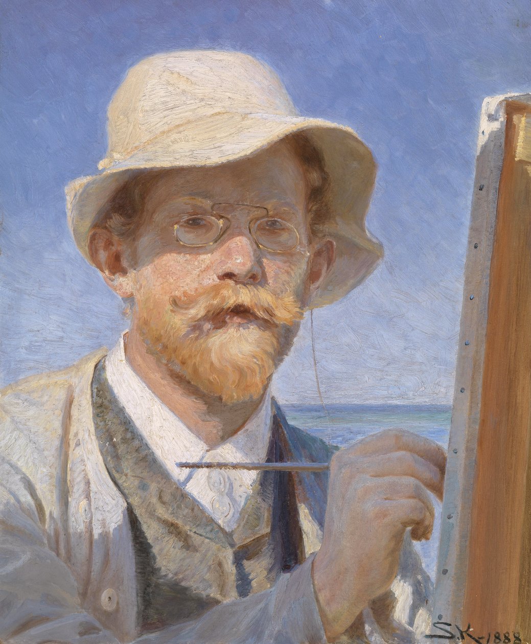 Autoportrét od Peder Severin Krøyer