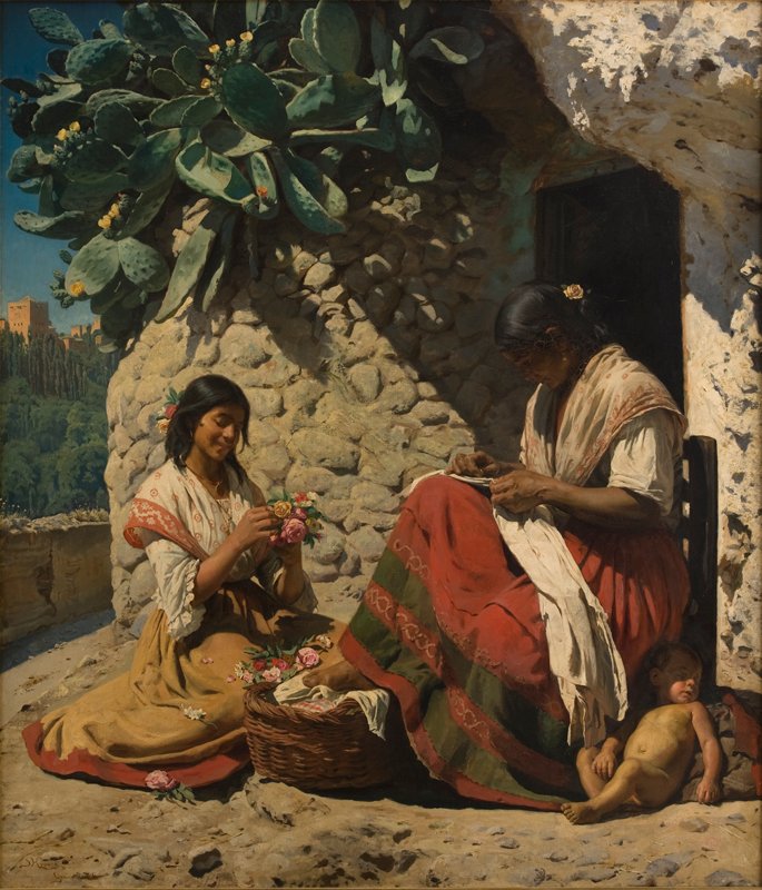 Dvě cikánky mimo svůj domov od Peder Severin Krøyer
