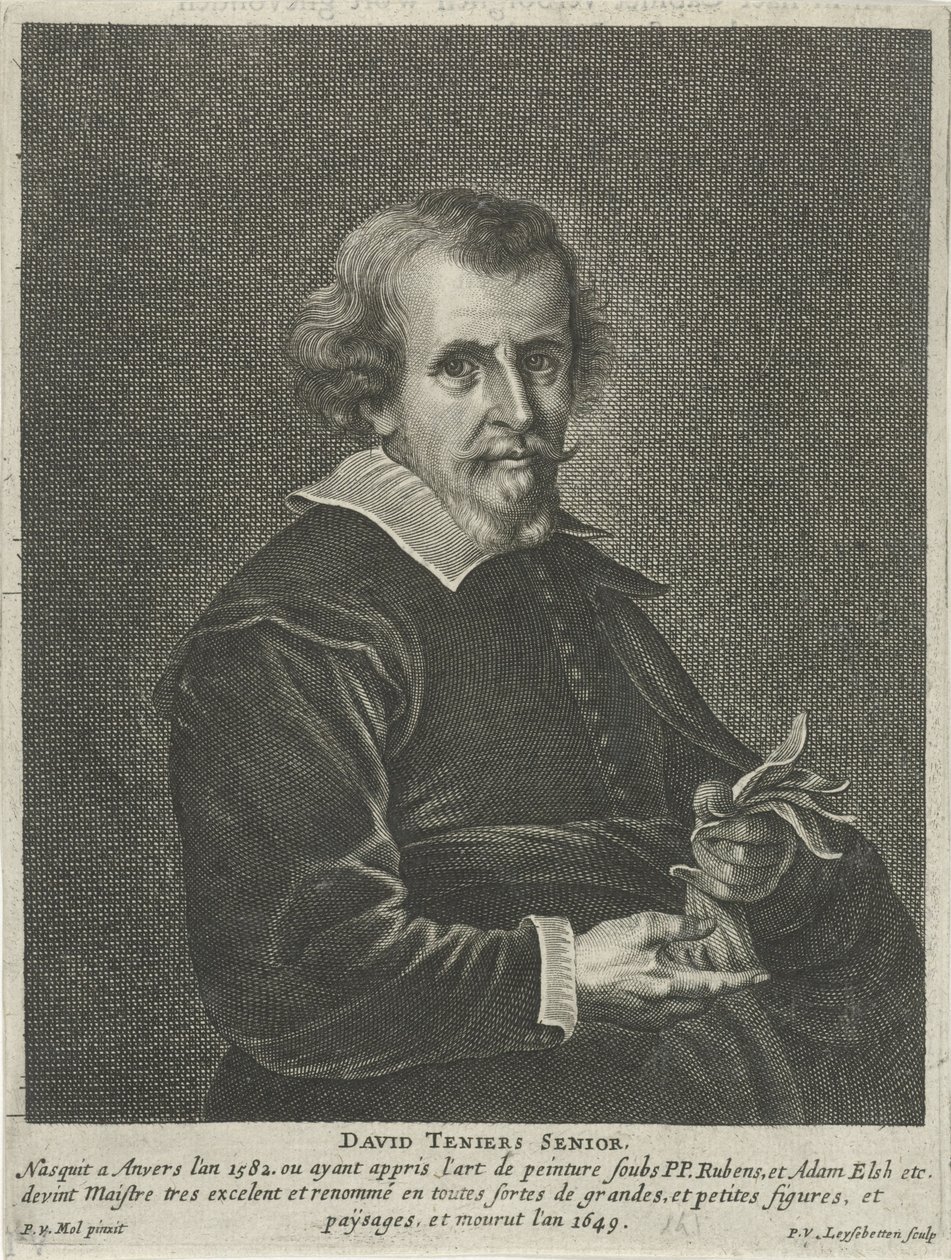 Portrét Davida Teniersa I. od Peter van Liesebetten