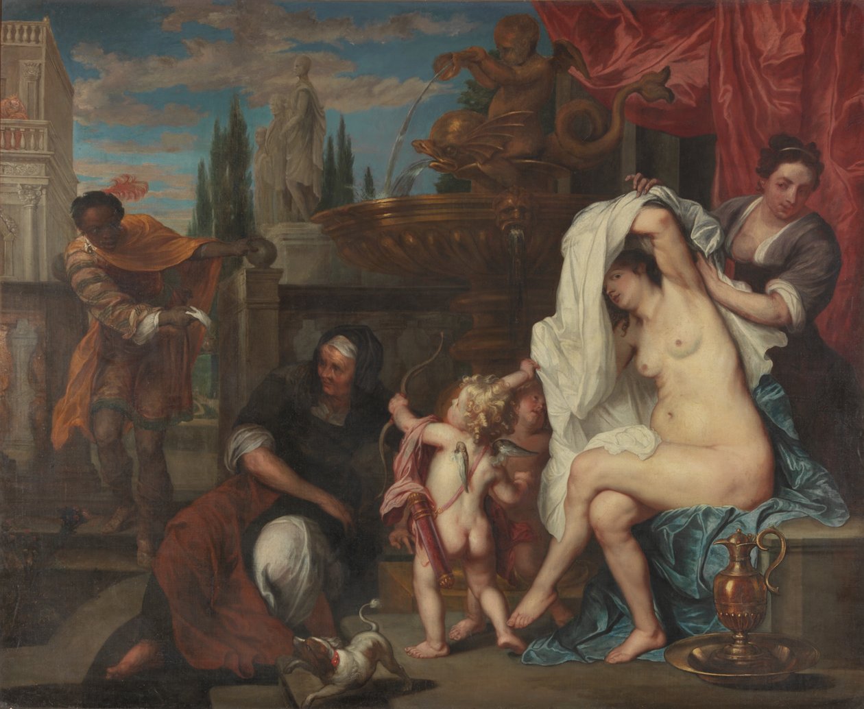 Bathsheba (olej na plátně) od Peter (1624 1677) Thys