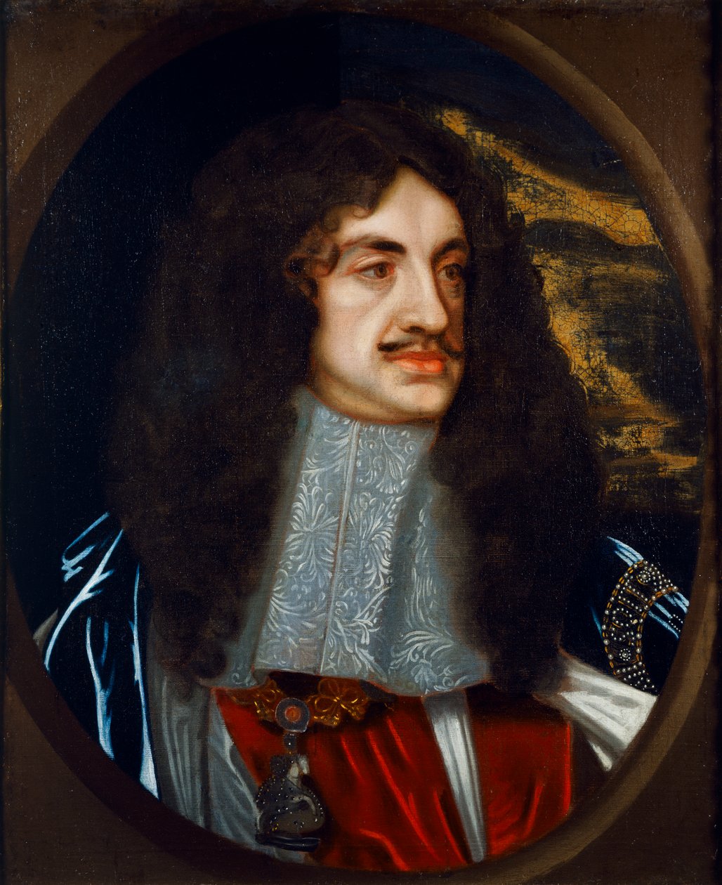 Portrét Jakuba II. (olej na plátně) od Peter (after) Lely