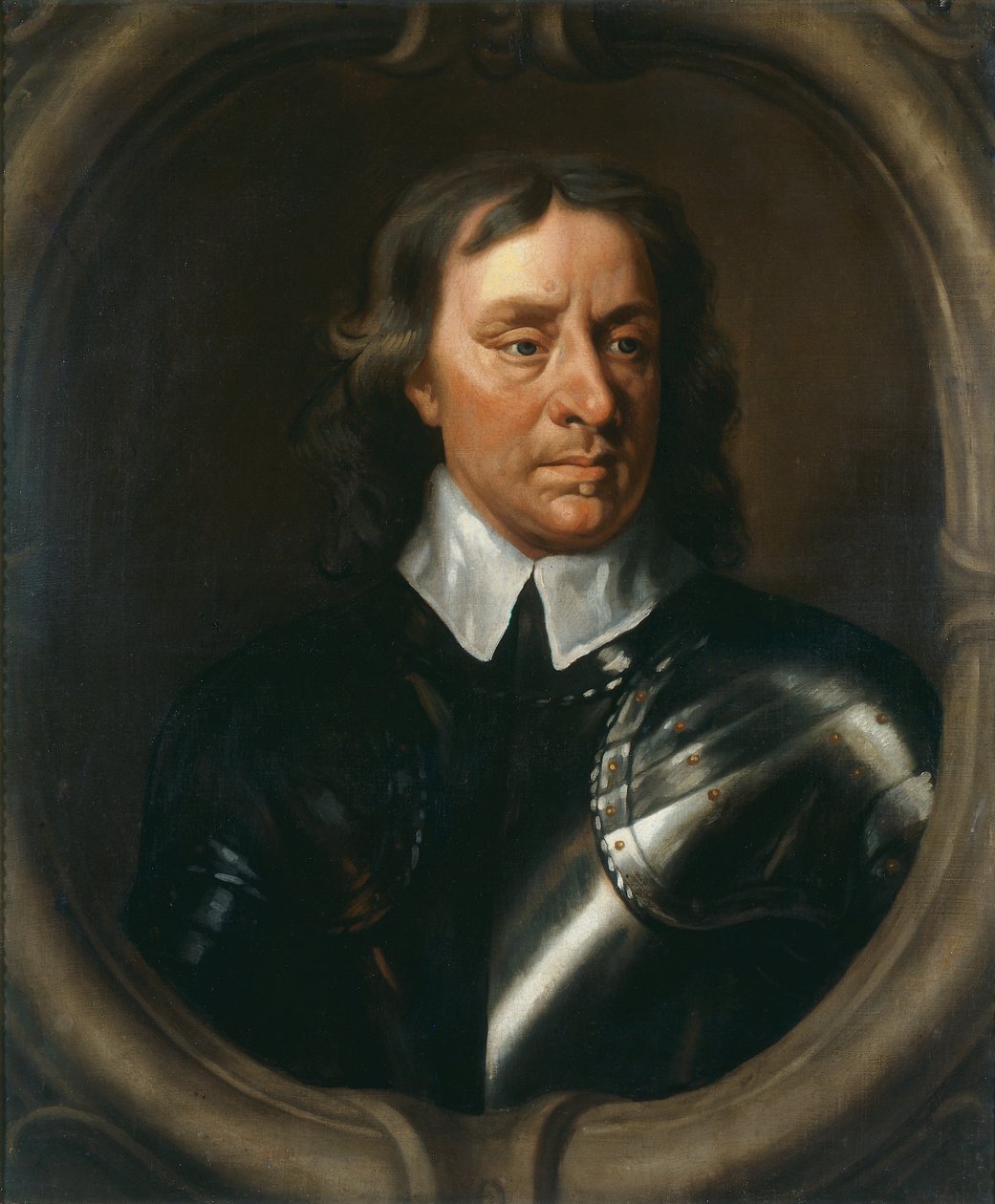Oliver Cromwell, kolem 1653-55 (olej na plátně) od Peter (studio of) Lely