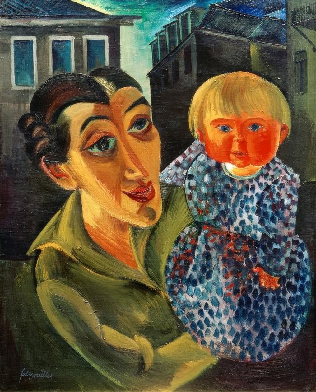 Hanna a Sonya od Peter August Böckstiegel