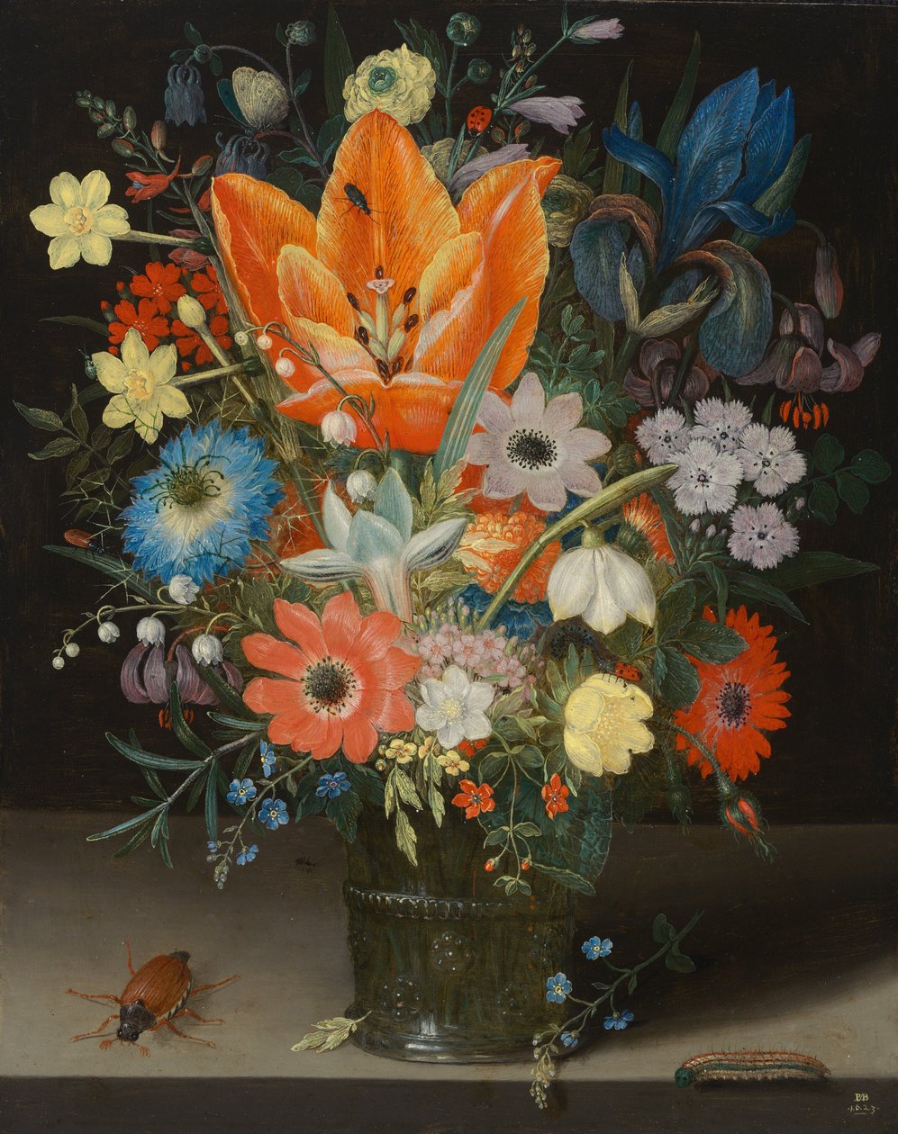 Zátiší s Iris, 1623. od Peter Binoit