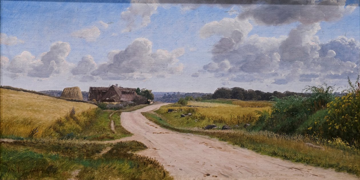 Country Road na Zélandu od Peter Christian Skovgaard