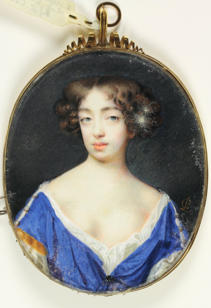 Susanna Skipwith, Lady Williams (akvarel na pergamenu) od Peter Cross