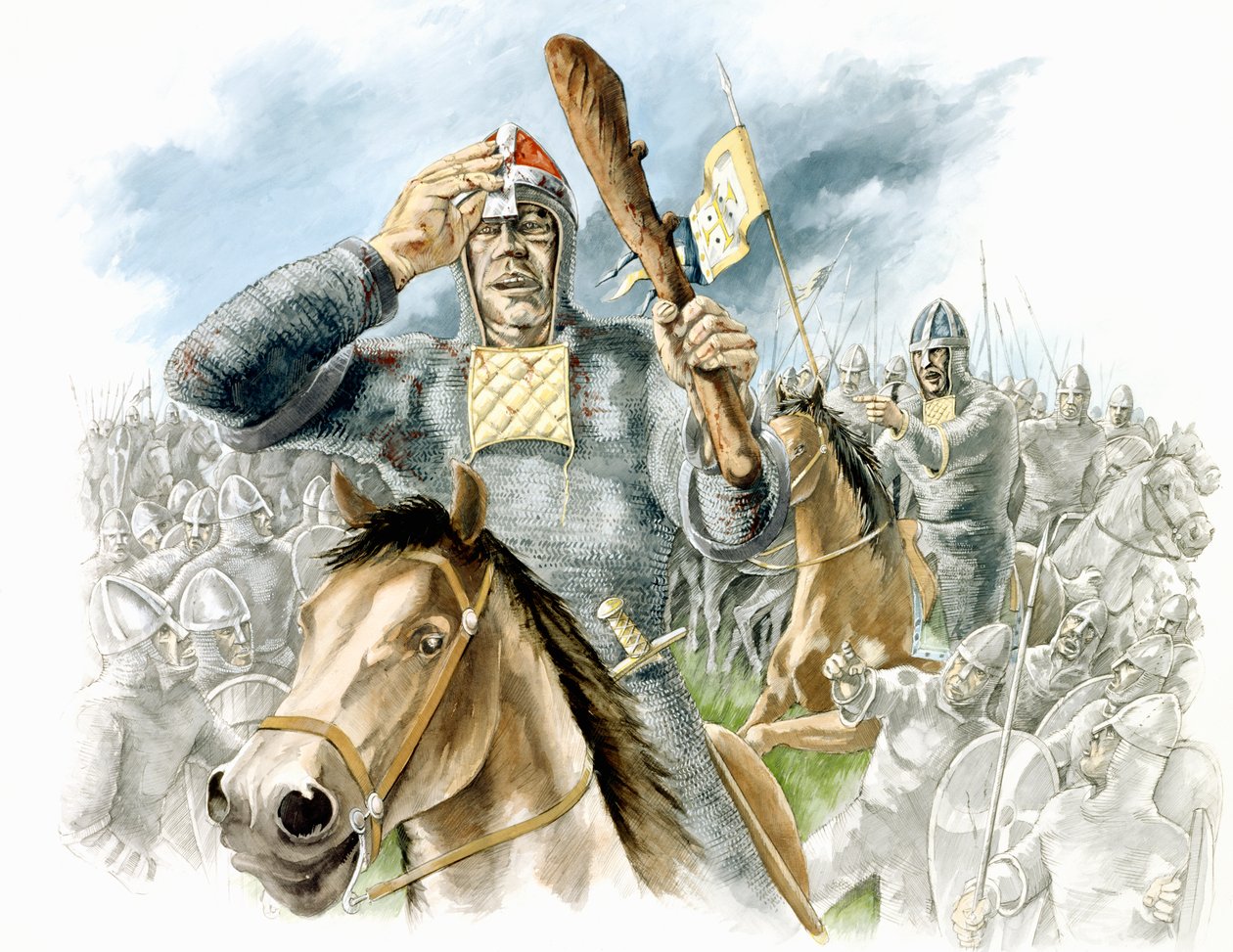 Bitva u Hastings, 1066, c1990-2010 od Peter Dunn
