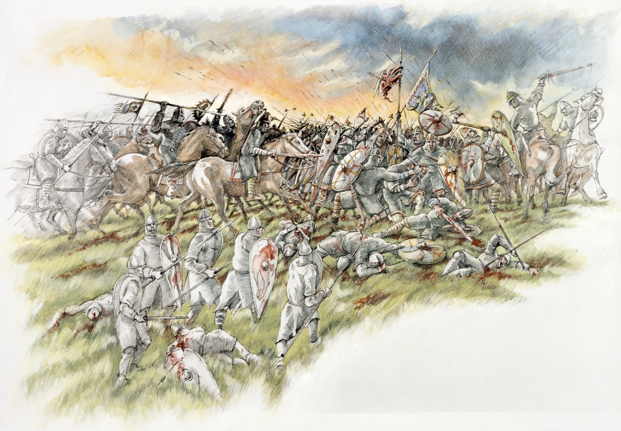 Bitva u Hastings, 1066 c1990-2010 od Peter Dunn
