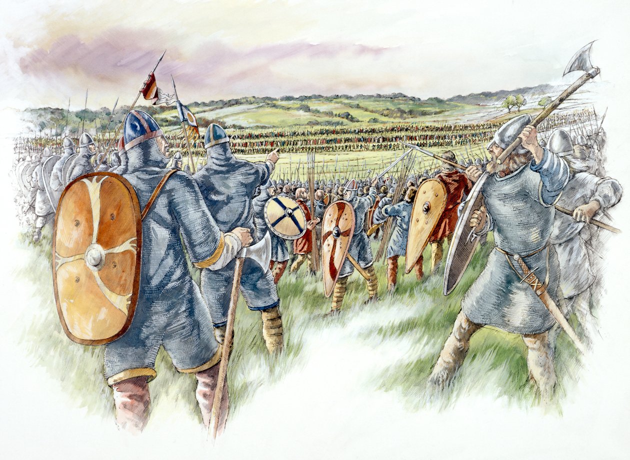 Bitva u Hastings, 1066, c1990-2010 od Peter Dunn