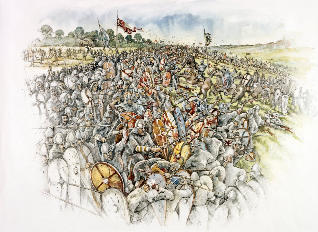 Bitva u Hastings, 1066 c1990-2010 od Peter Dunn