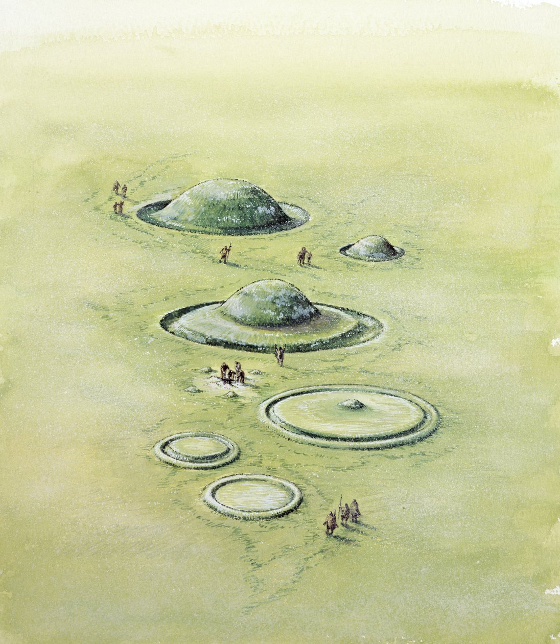 Typy mohyl z doby bronzové, doba bronzová, c1990-2010 od Peter Dunn