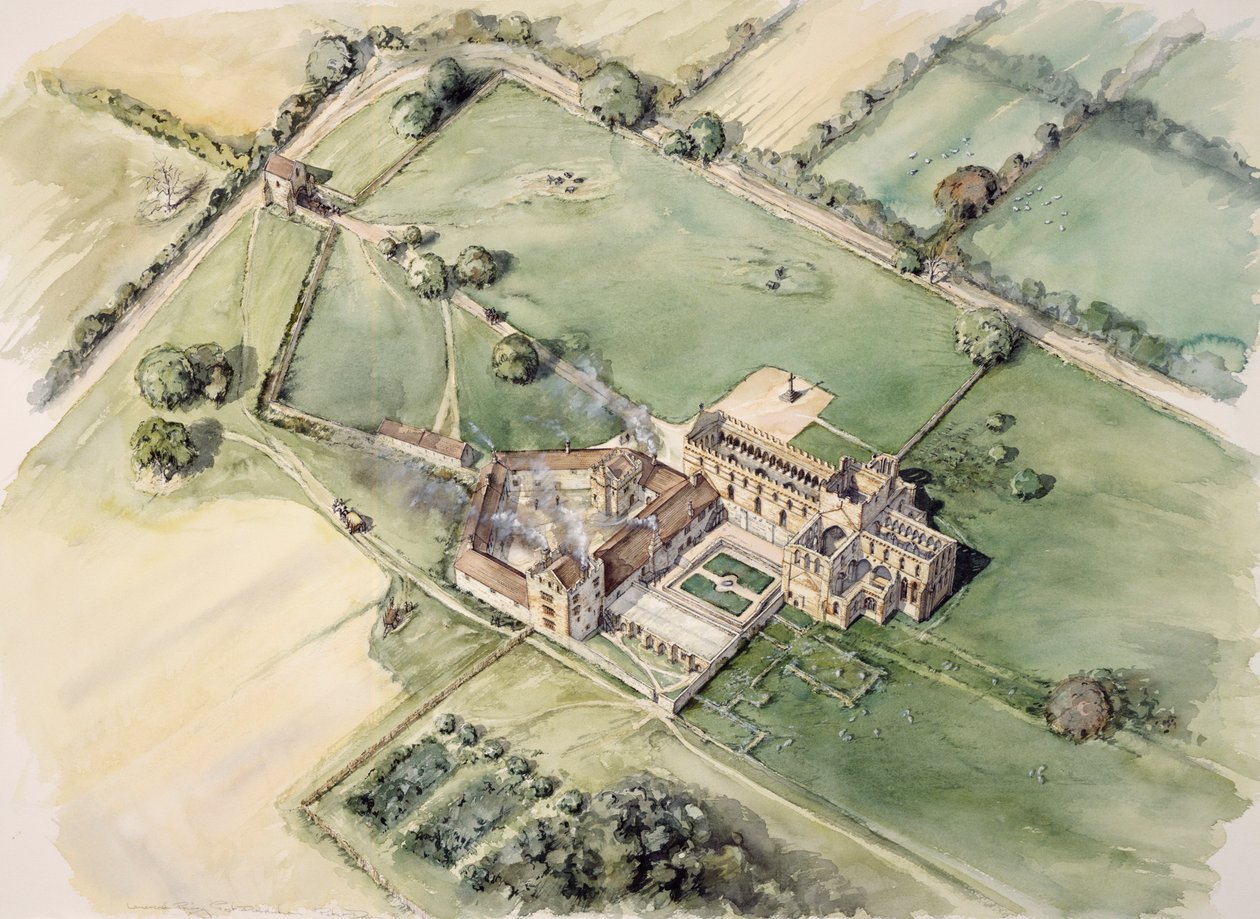 Lanercost Priory, Cumbria, c1996-c2006 od Peter Dunn