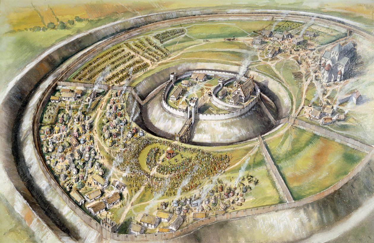 Starý Sarum, 1086, c1990-2010 od Peter Dunn