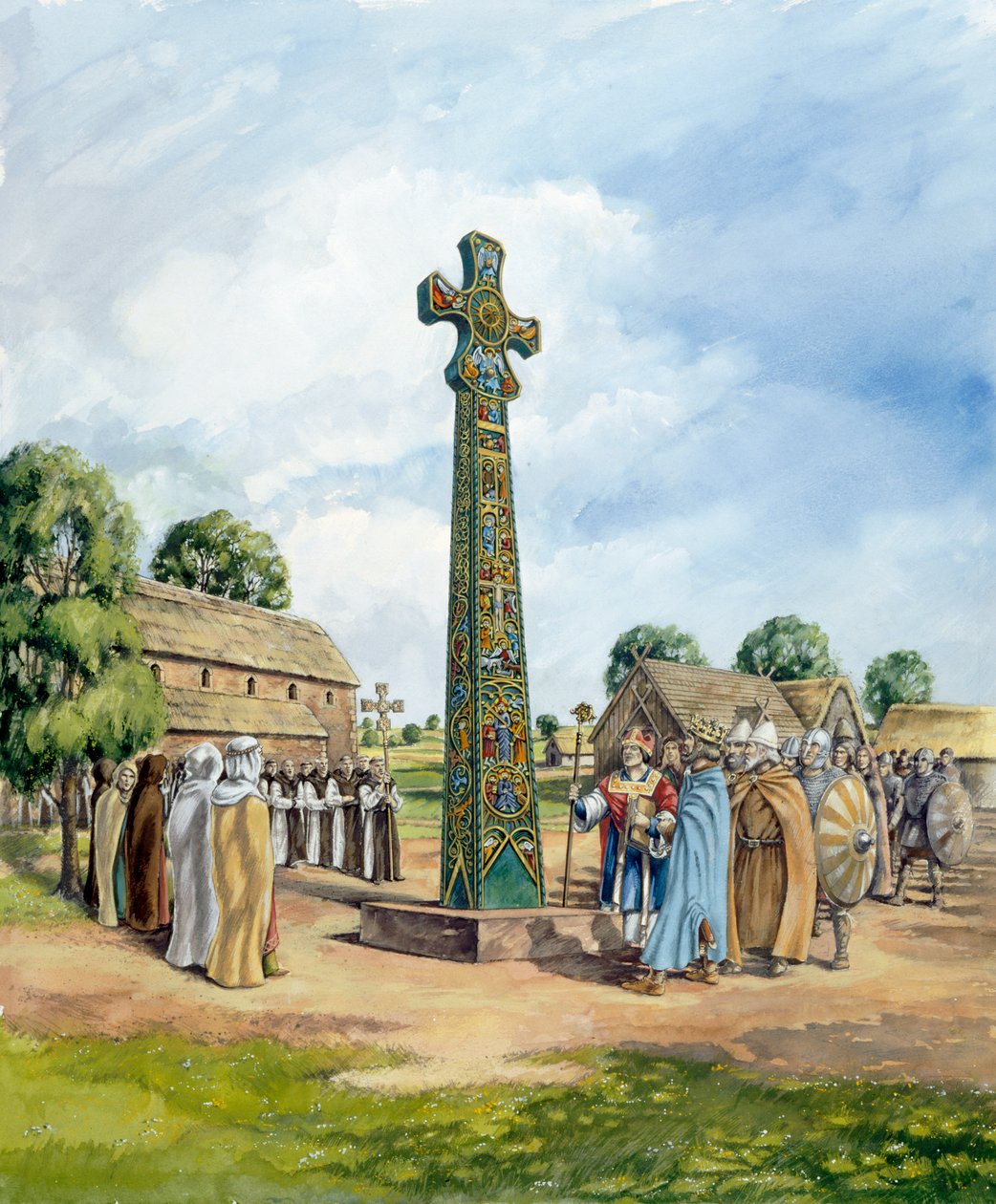 Sandbachovy kříže, 9. století, c1990-2010 od Peter Dunn