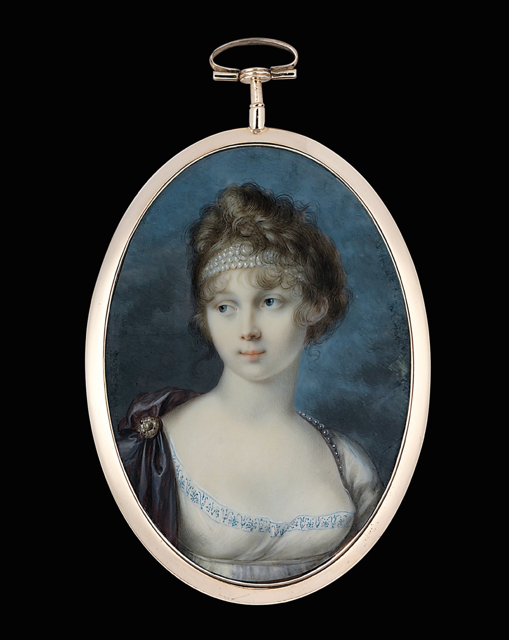 Princezna Zinaida Alexandrovna Beloselskaya-Belozerskaya, 1808 od Peter Eduard Stroehling