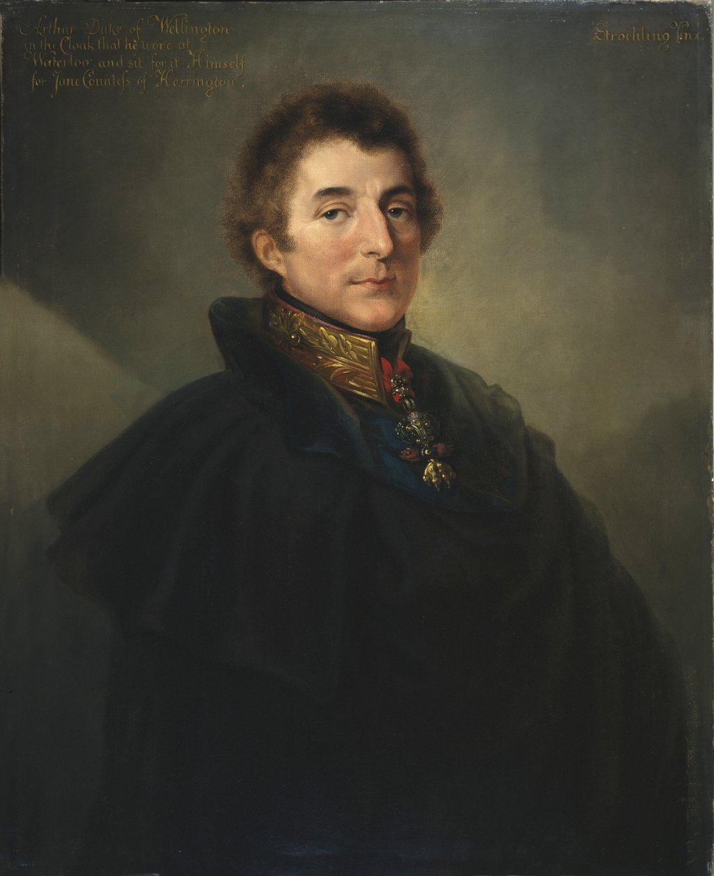 Polní maršál Arthur Wellesley, KG GCB (1769-1852), 1. vévoda z Wellingtonu, 1820 od Peter Edward Stroehling