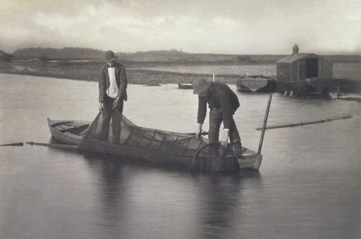 Zahájení sítě úhořů, kolem roku 1886 od Peter Emerson und Thomas Goodall