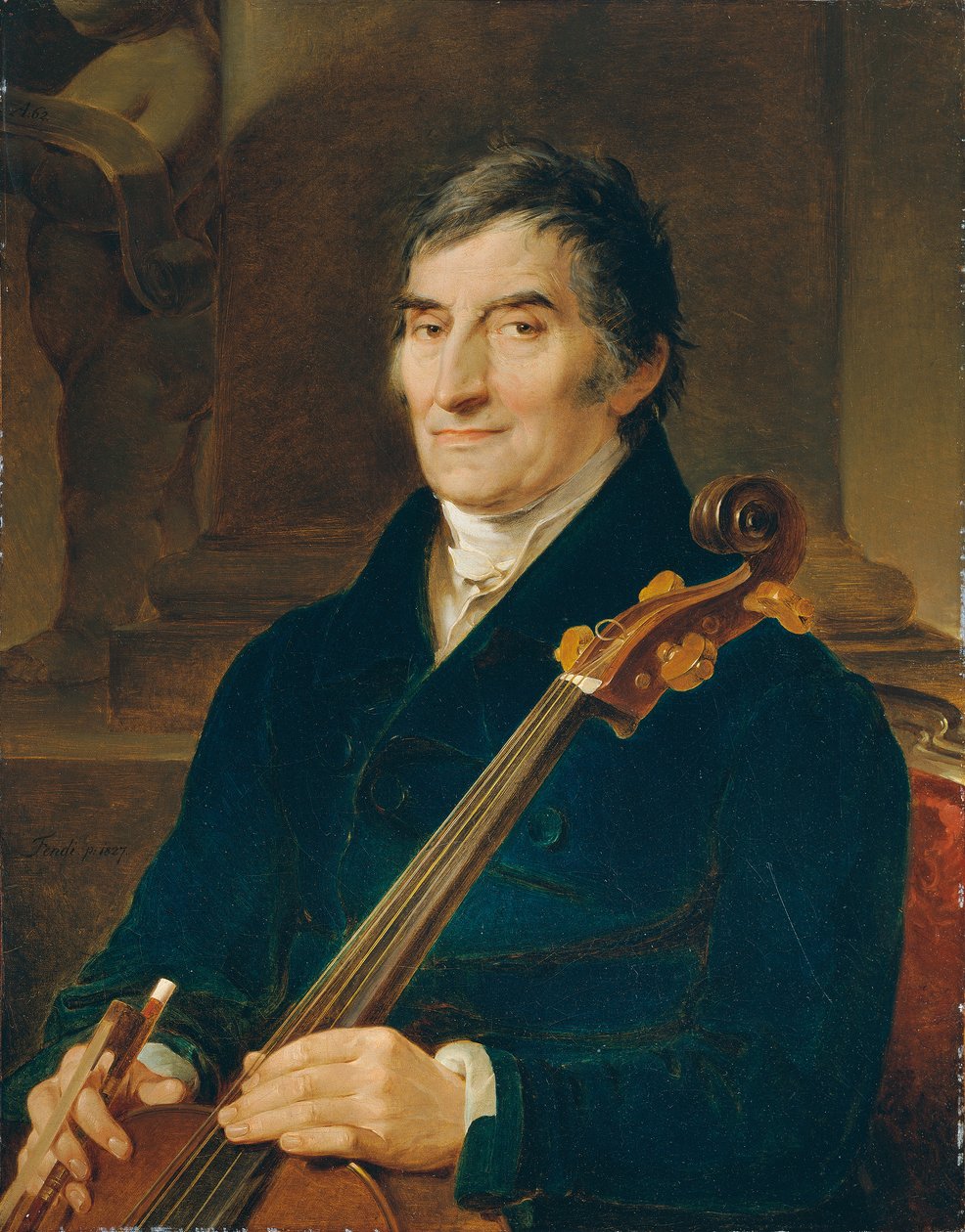 Violoncellista Franz Wödl od Peter Fendi