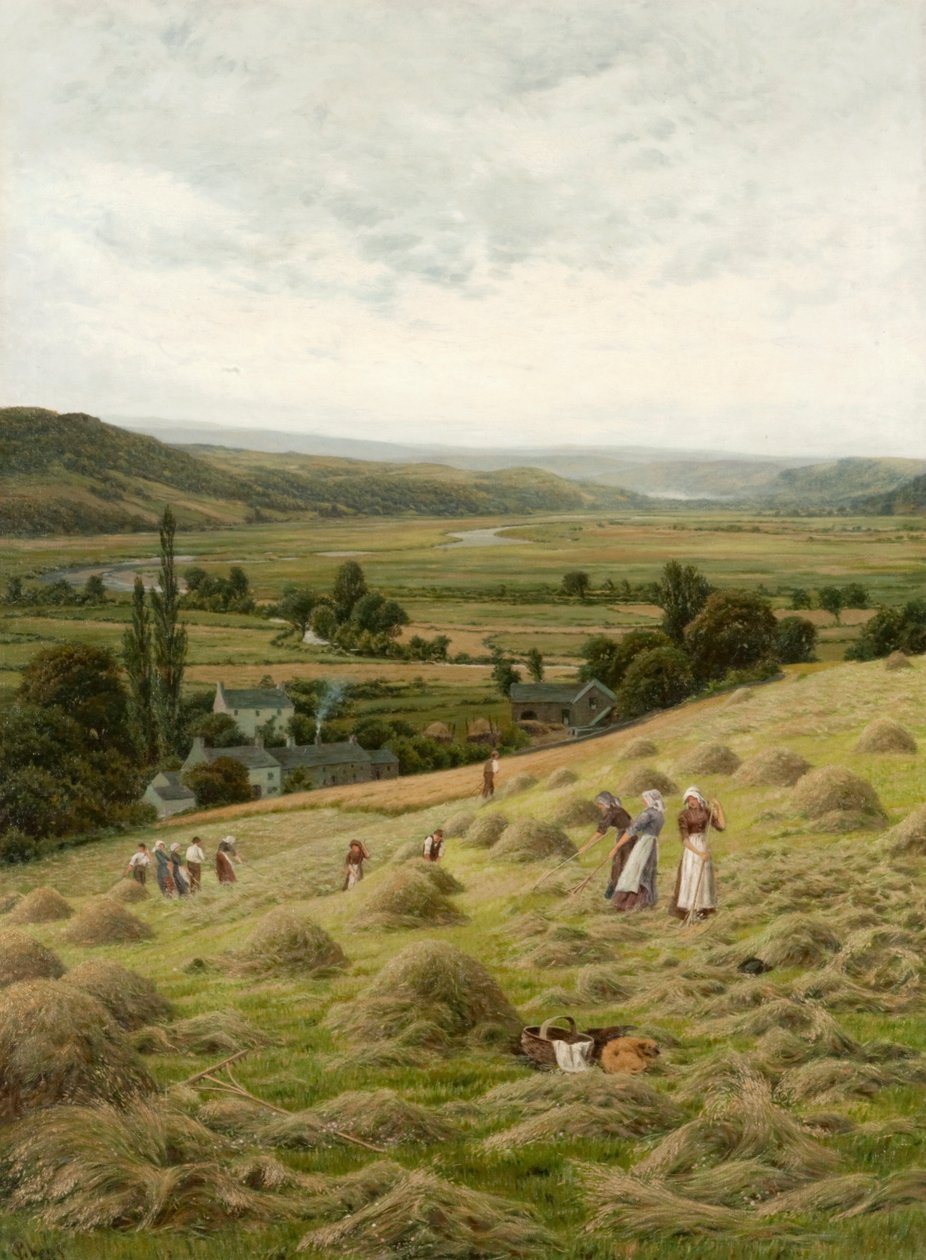 Vale of Llanrest (olej na plátně) od Peter Ghent