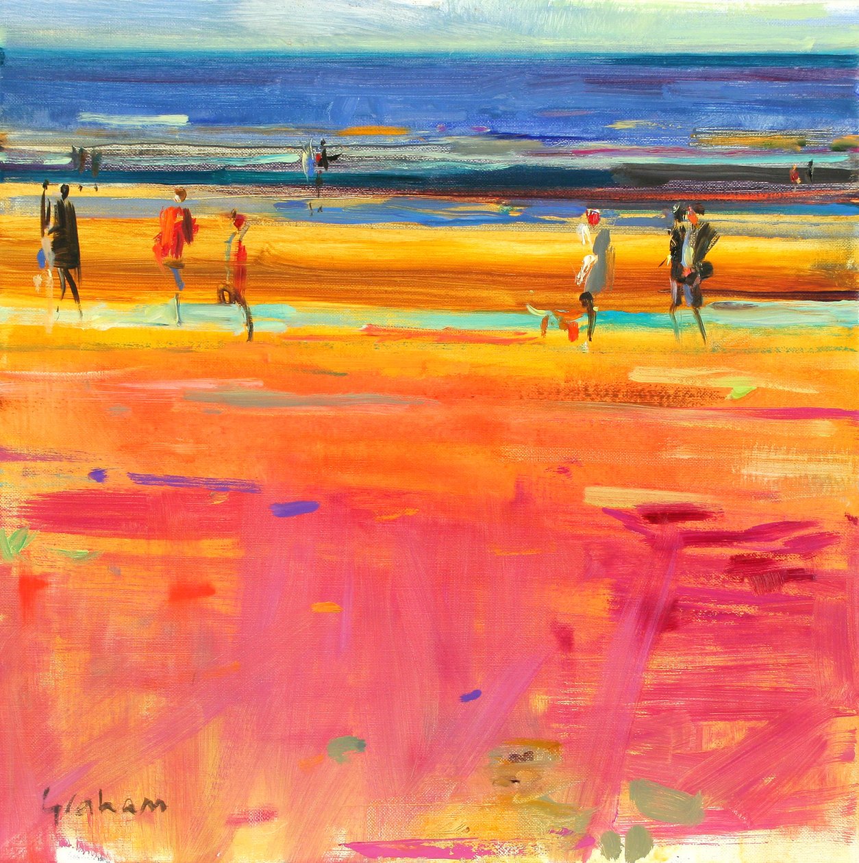 Boulevard de la Plage, 2011 od Peter Graham (Contemporary)