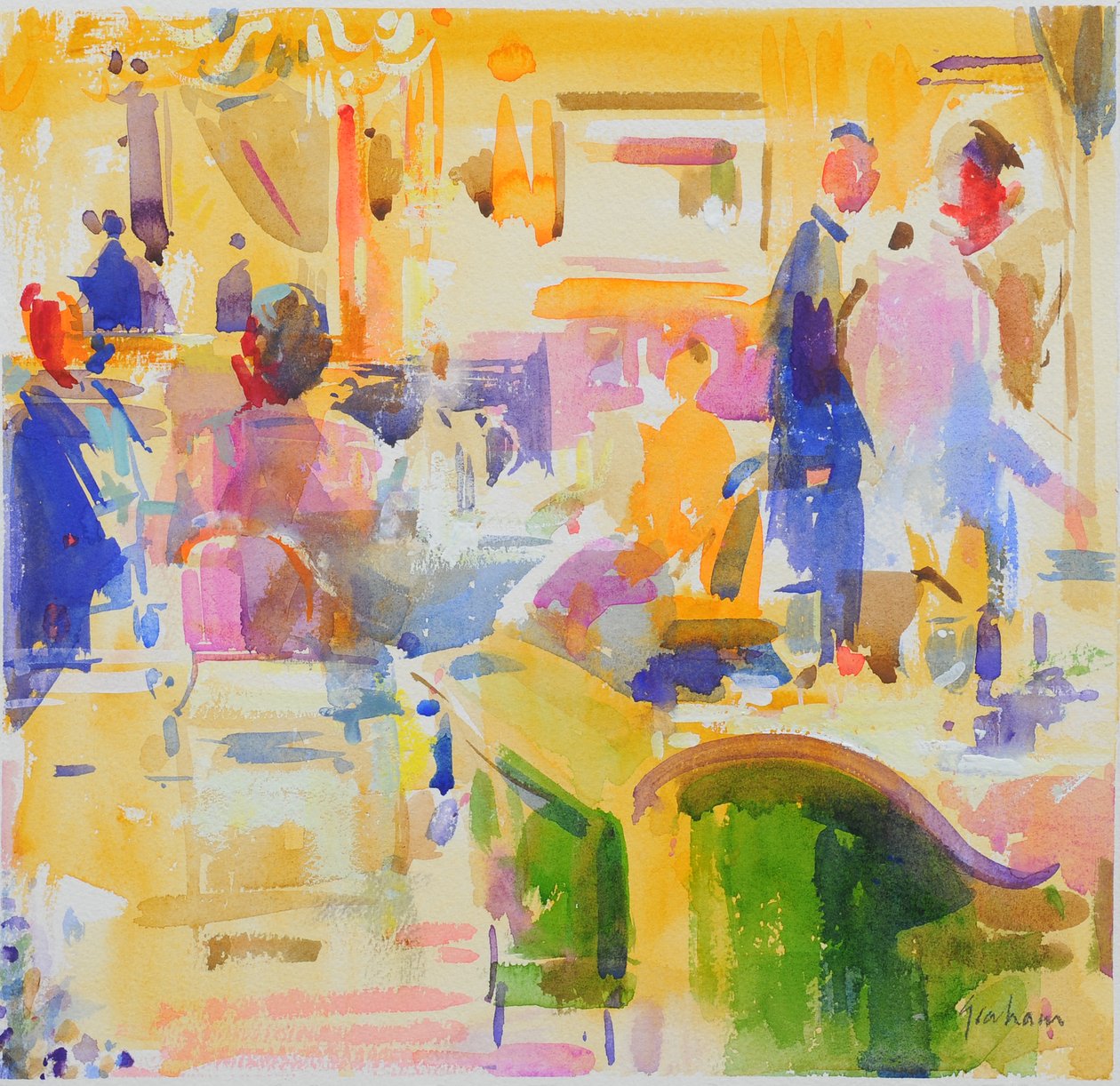 Snídaně v The Carlyle, New York od Peter Graham (Contemporary)