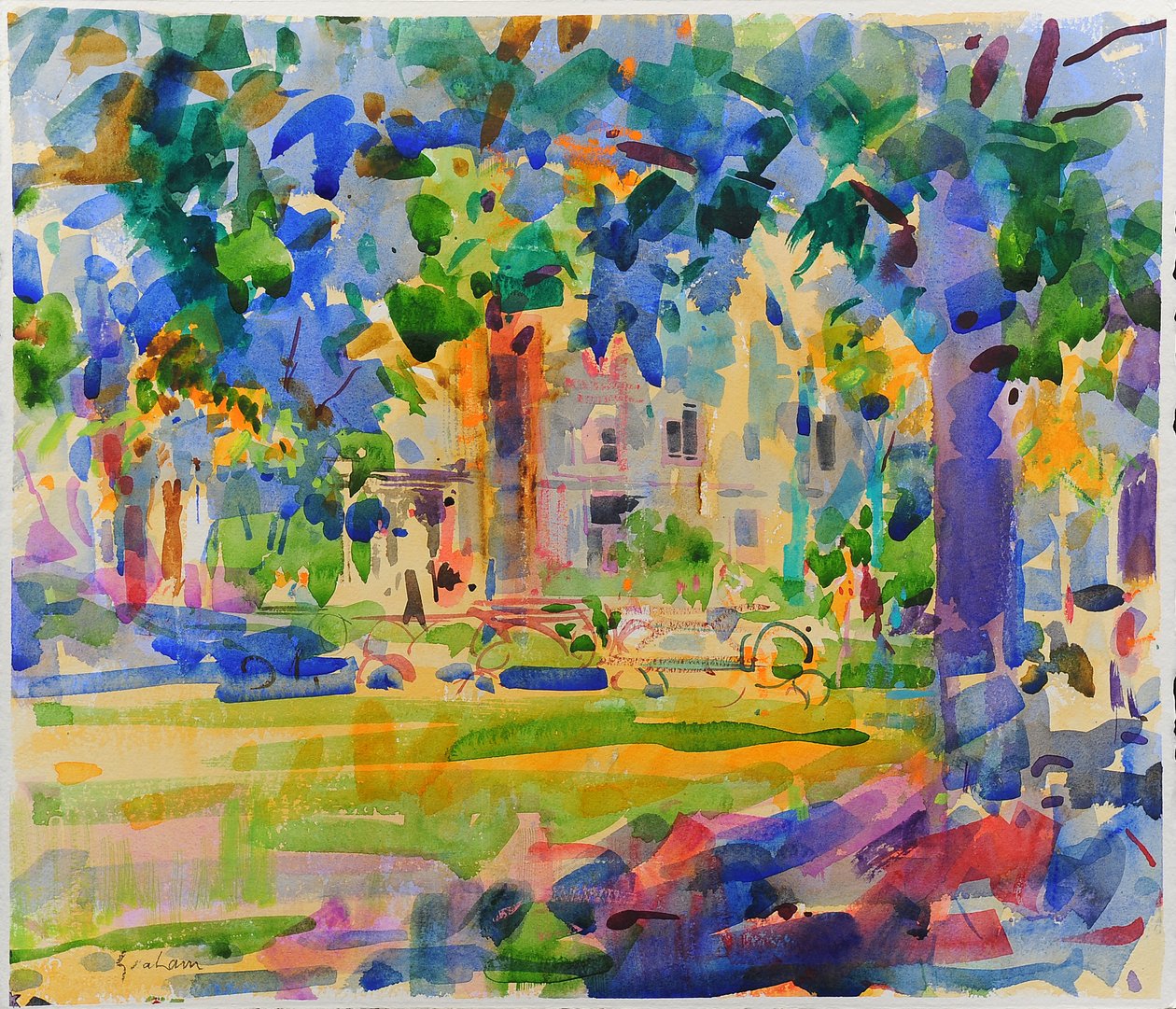 Cedar Hill Manhattan od Peter Graham (Contemporary)