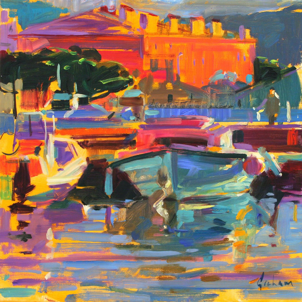 Le Bateau Dormir, 2012 od Peter Graham (Contemporary)