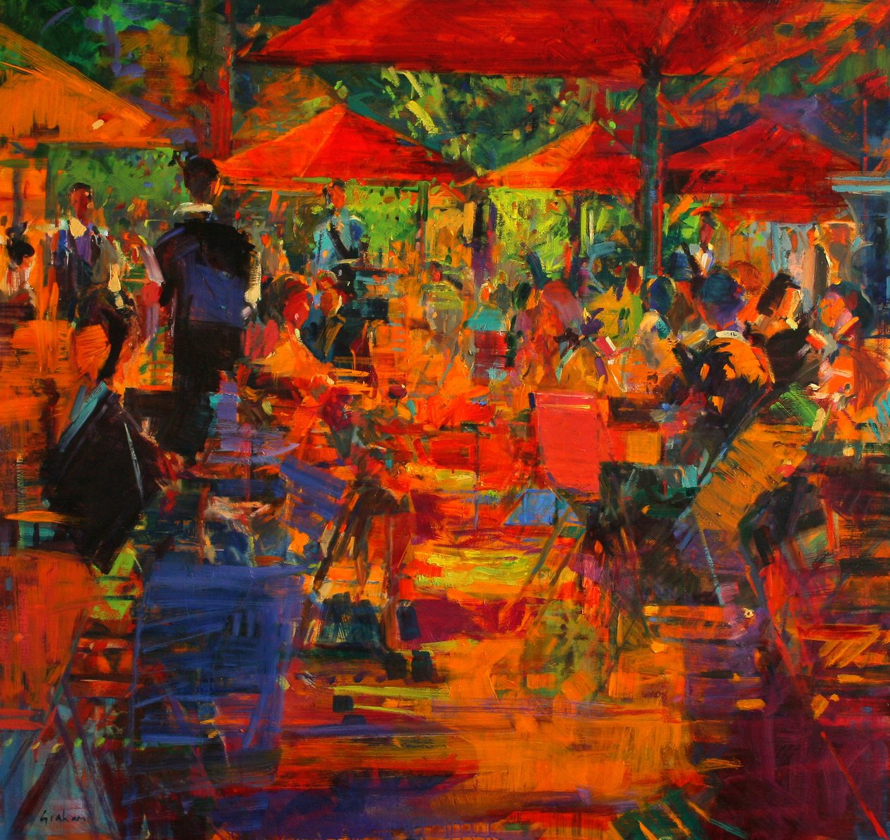 Le Grand Cafe, 2011 od Peter Graham (Contemporary)