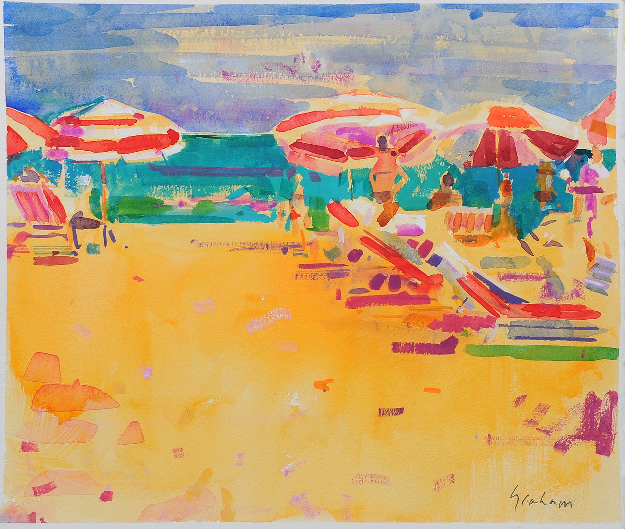Ocean Beach od Peter Graham (Contemporary)
