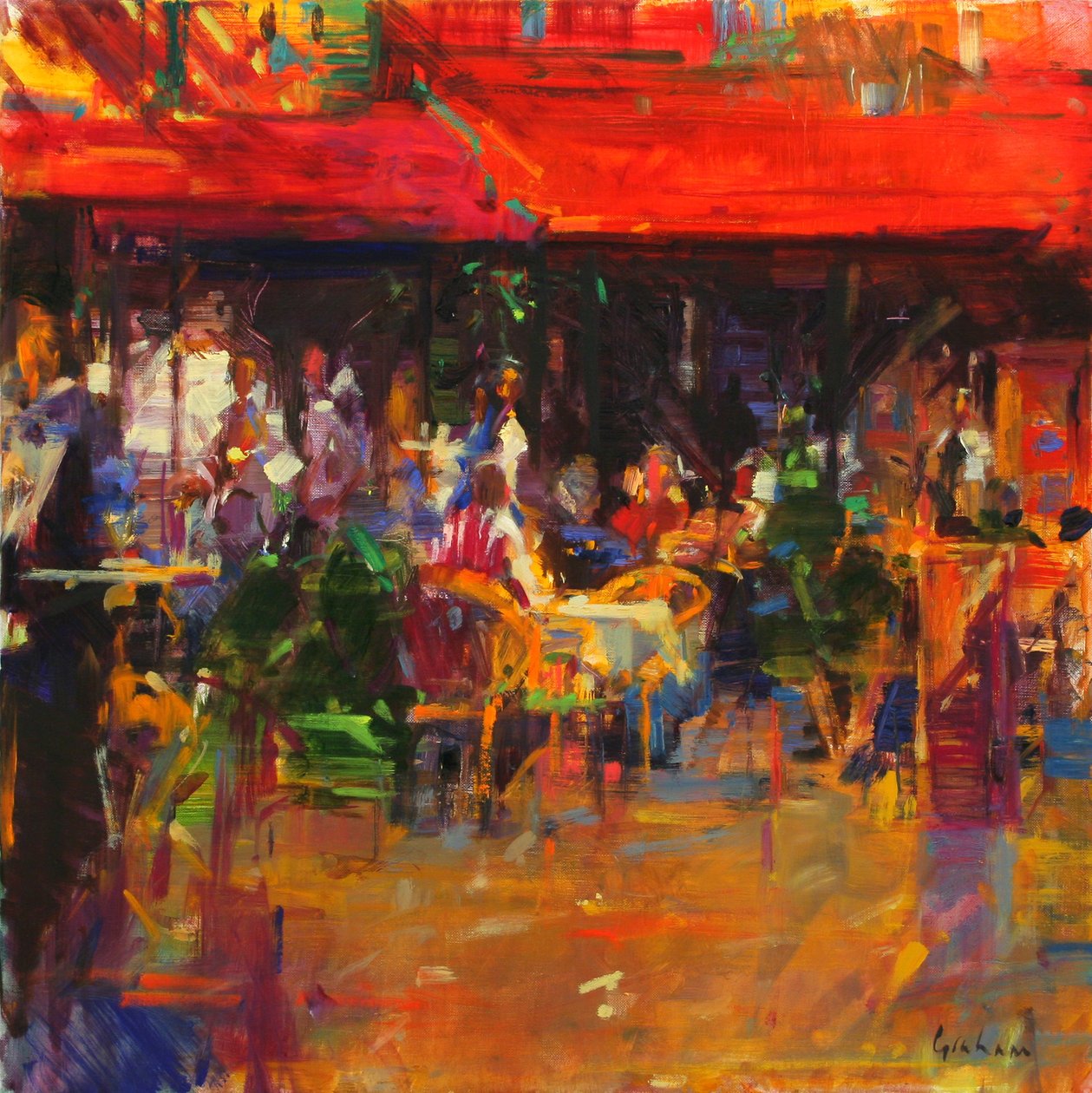 Stůl ve Villefranche od Peter Graham (Contemporary)