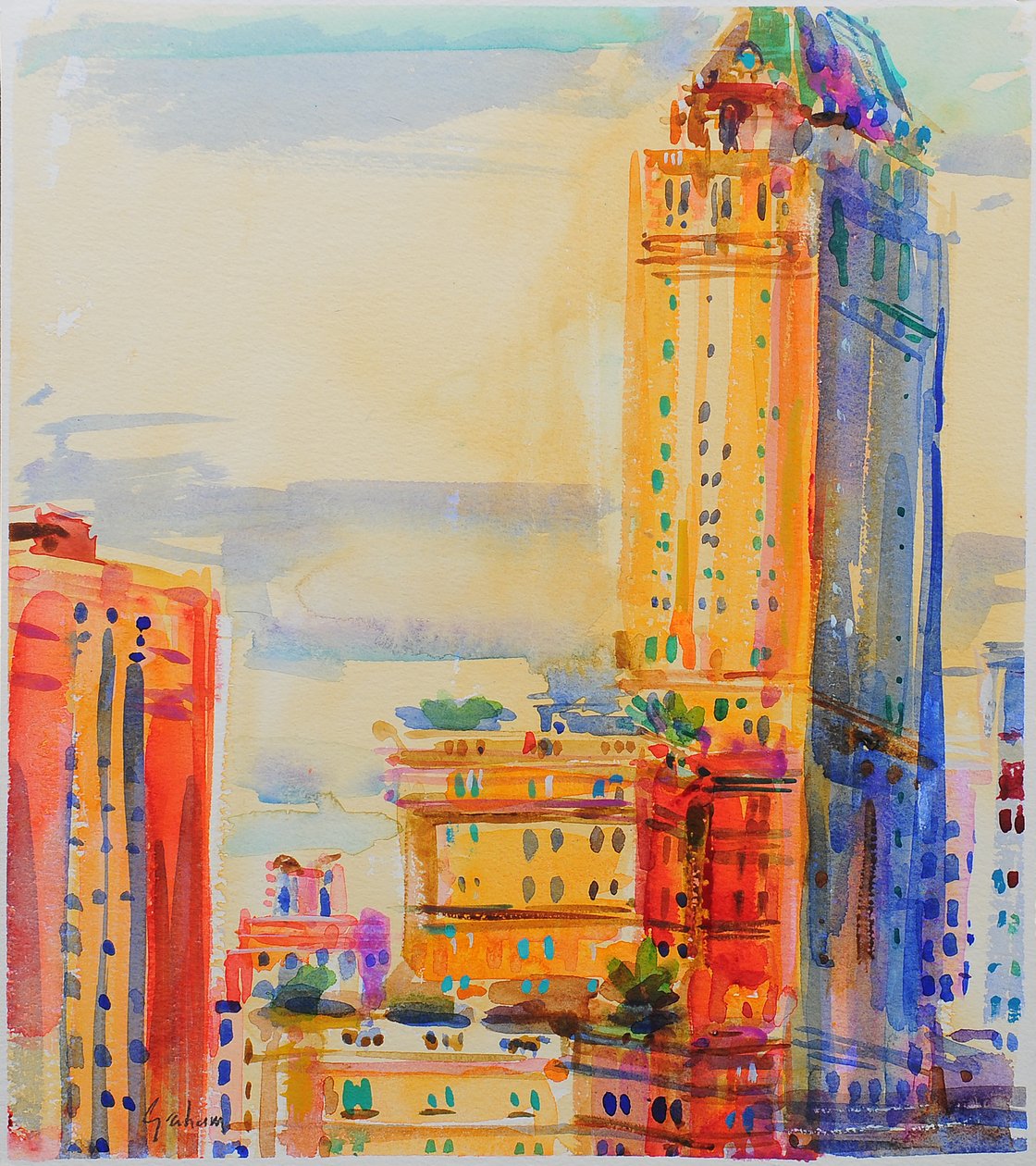 Pierre, New York od Peter Graham (Contemporary)
