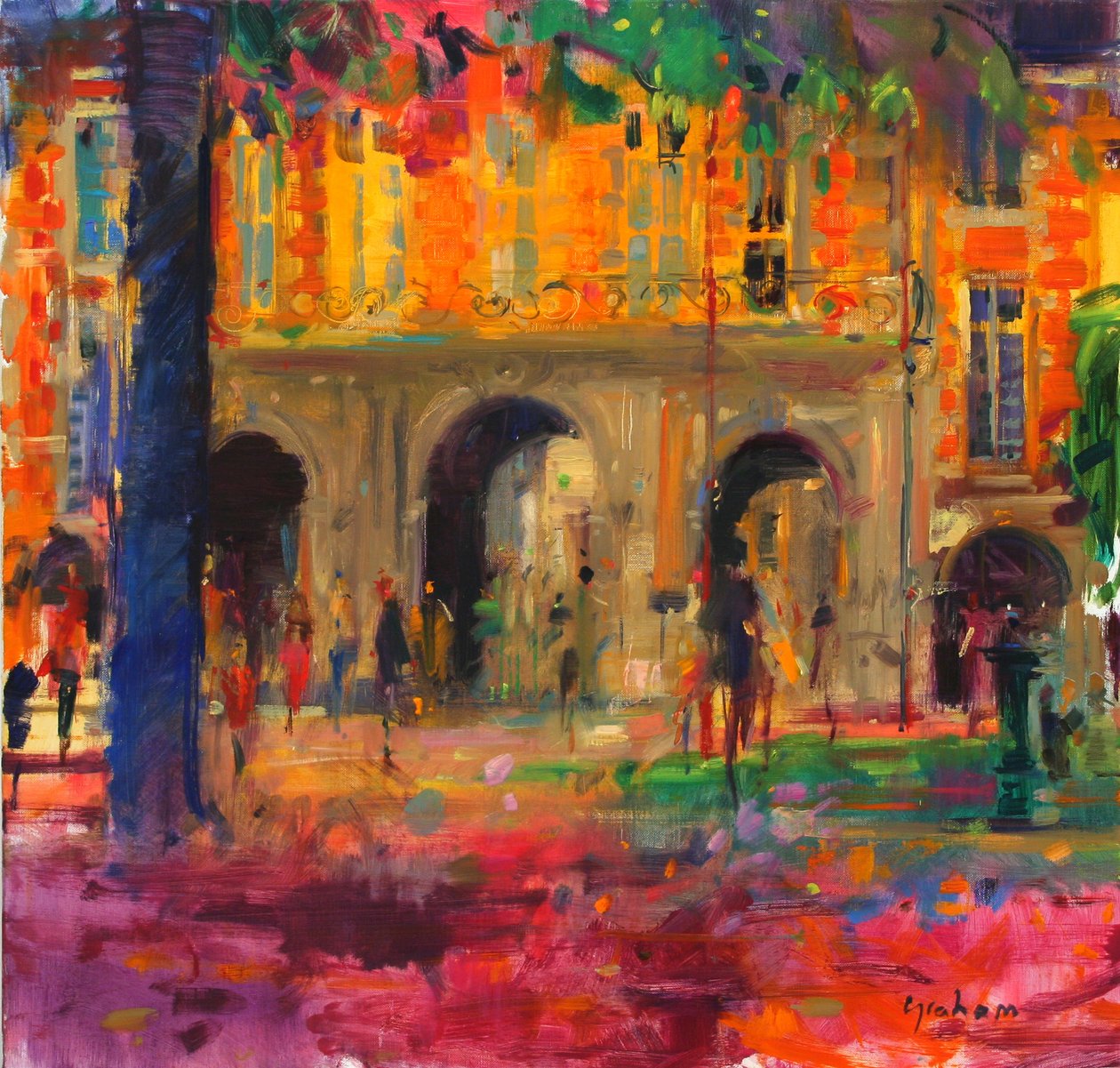 Královský pavilon, Place des Vosges od Peter Graham (Contemporary)
