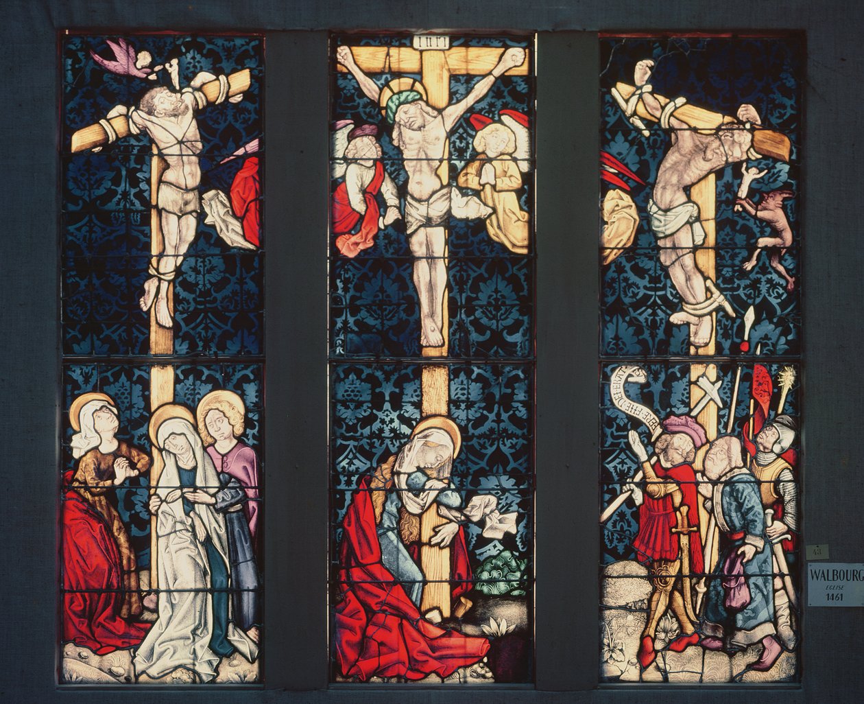Ukřižování, 1461 (vitráže) od Peter Hemmel