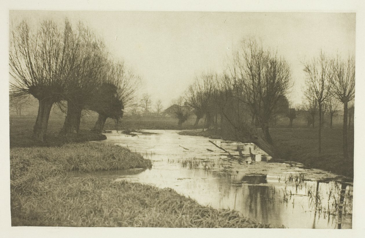 Zadní voda na řece Lea od Peter Henry Emerson