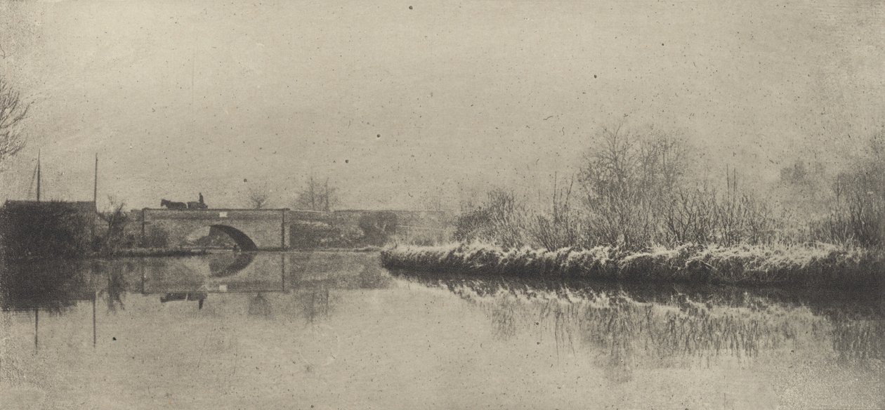 Mrazivé ráno v Coltishall, 1890-1891, vytištěno 1893. od Peter Henry Emerson