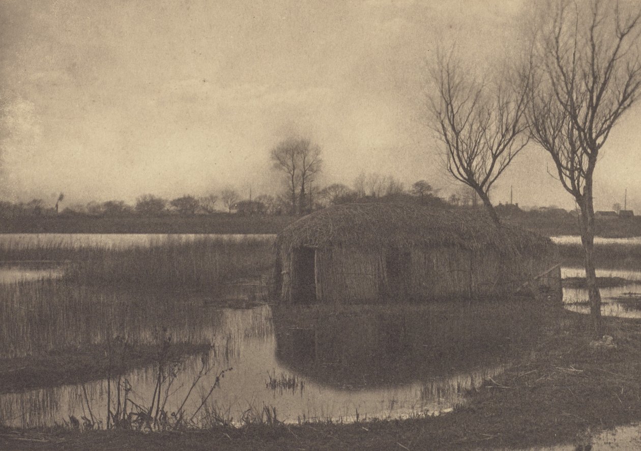 Rákosový dům pro lodě od Peter Henry Emerson